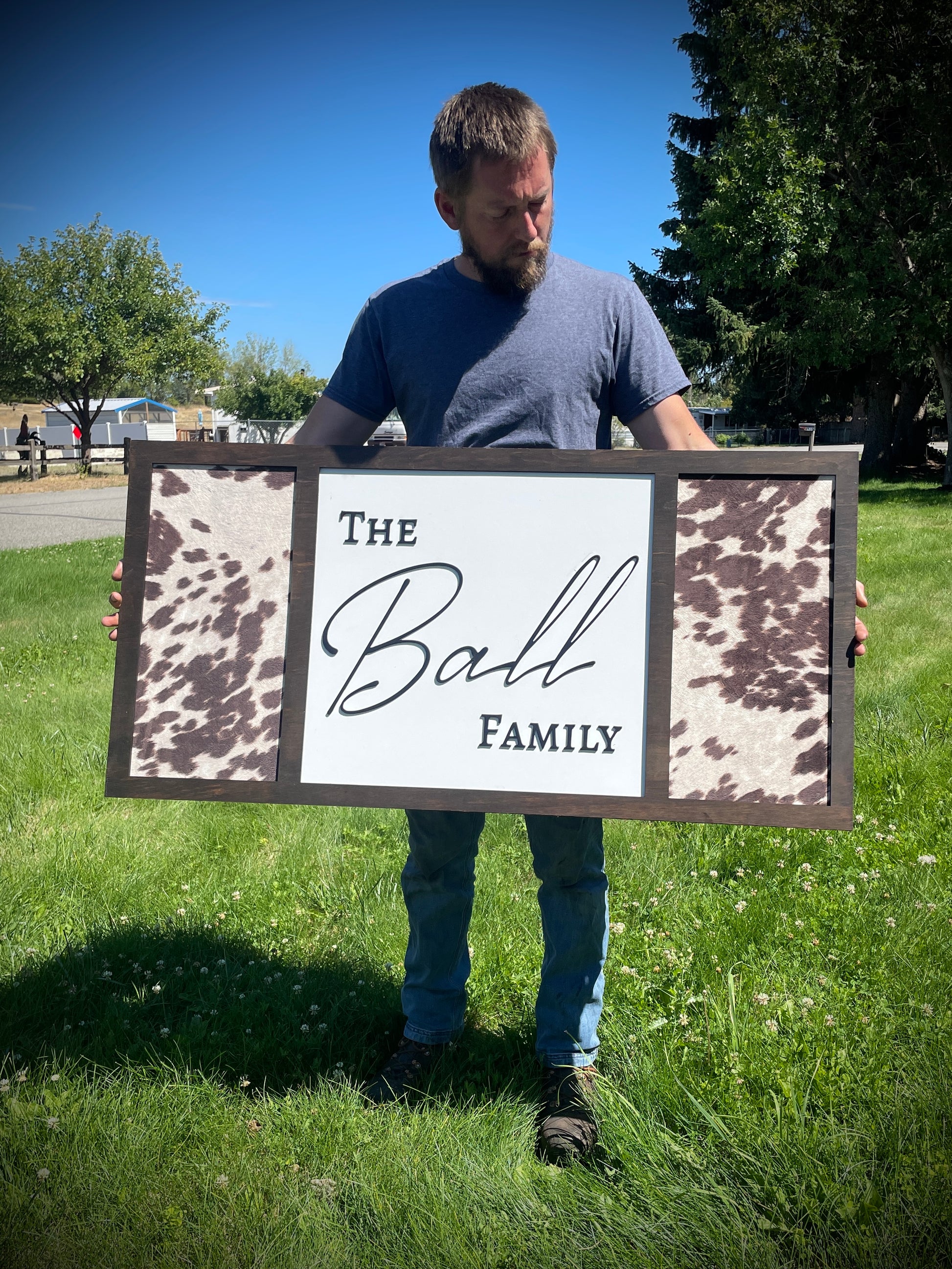 Framed Dual Layer Signs