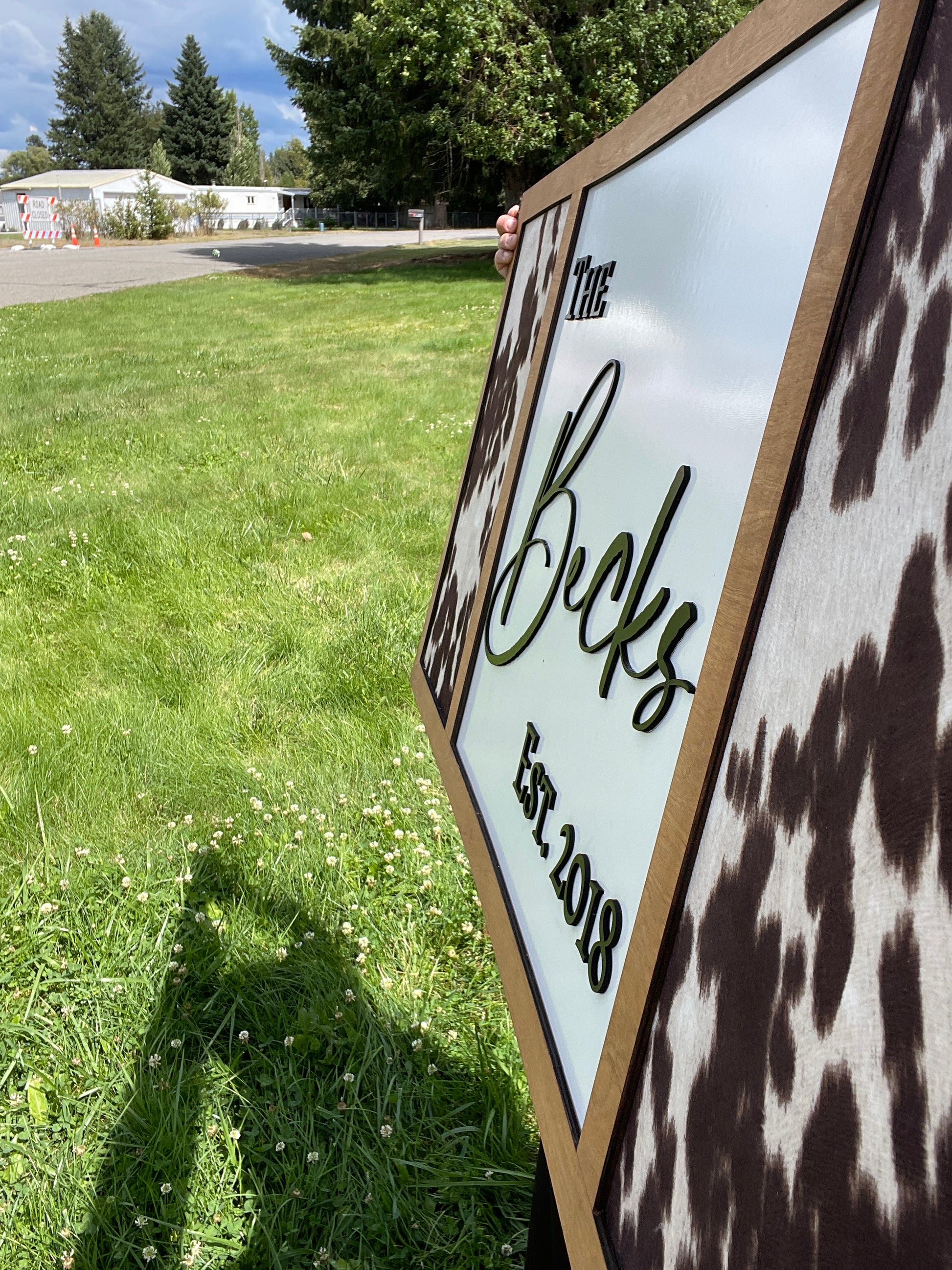 Framed Dual Layer Signs