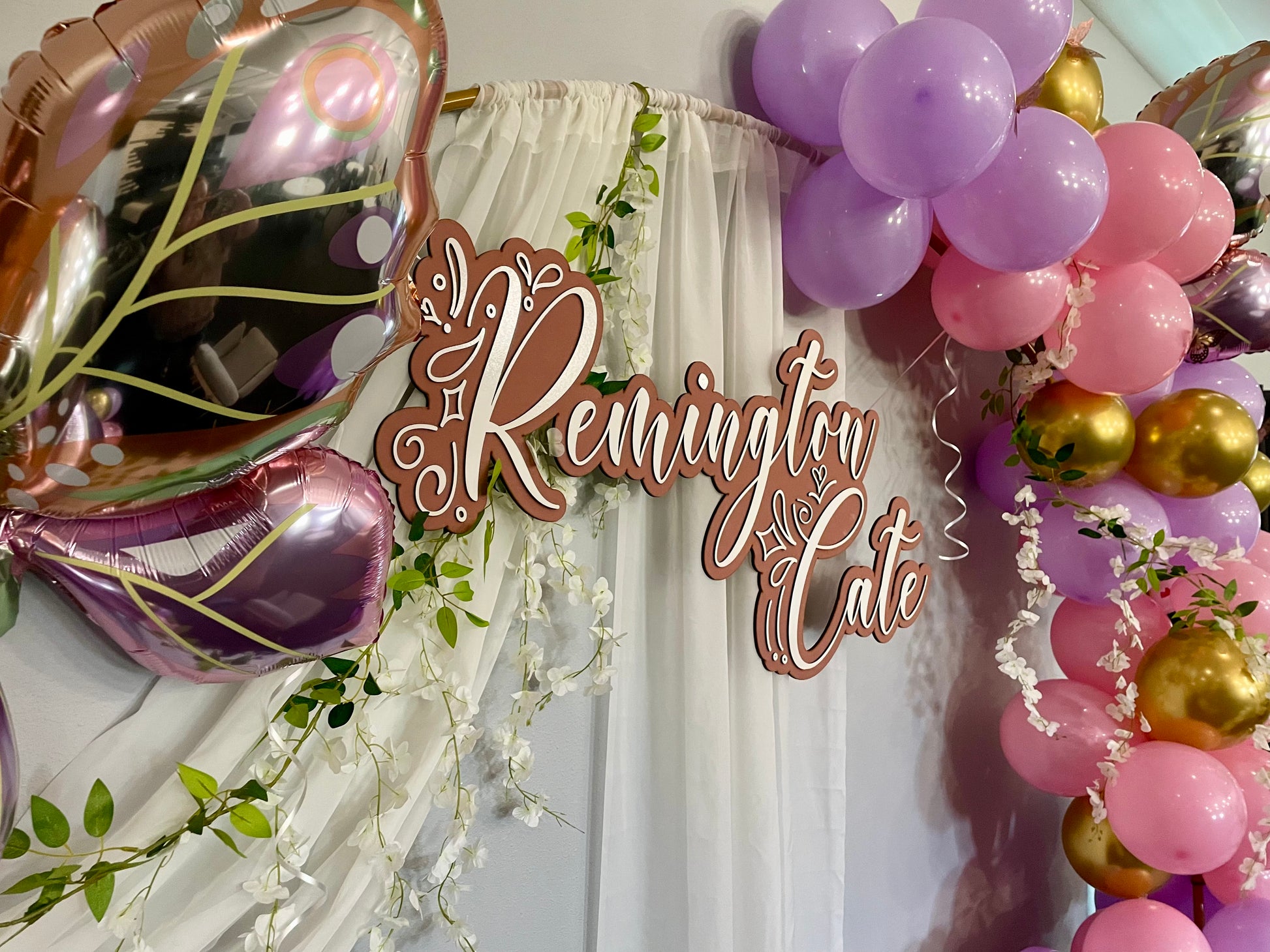 Fabric Dual Layer Laser Cut Signs