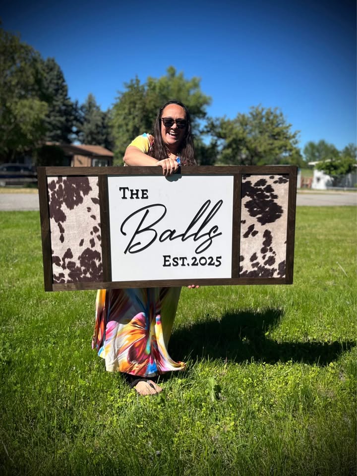 Framed Dual Layer Signs