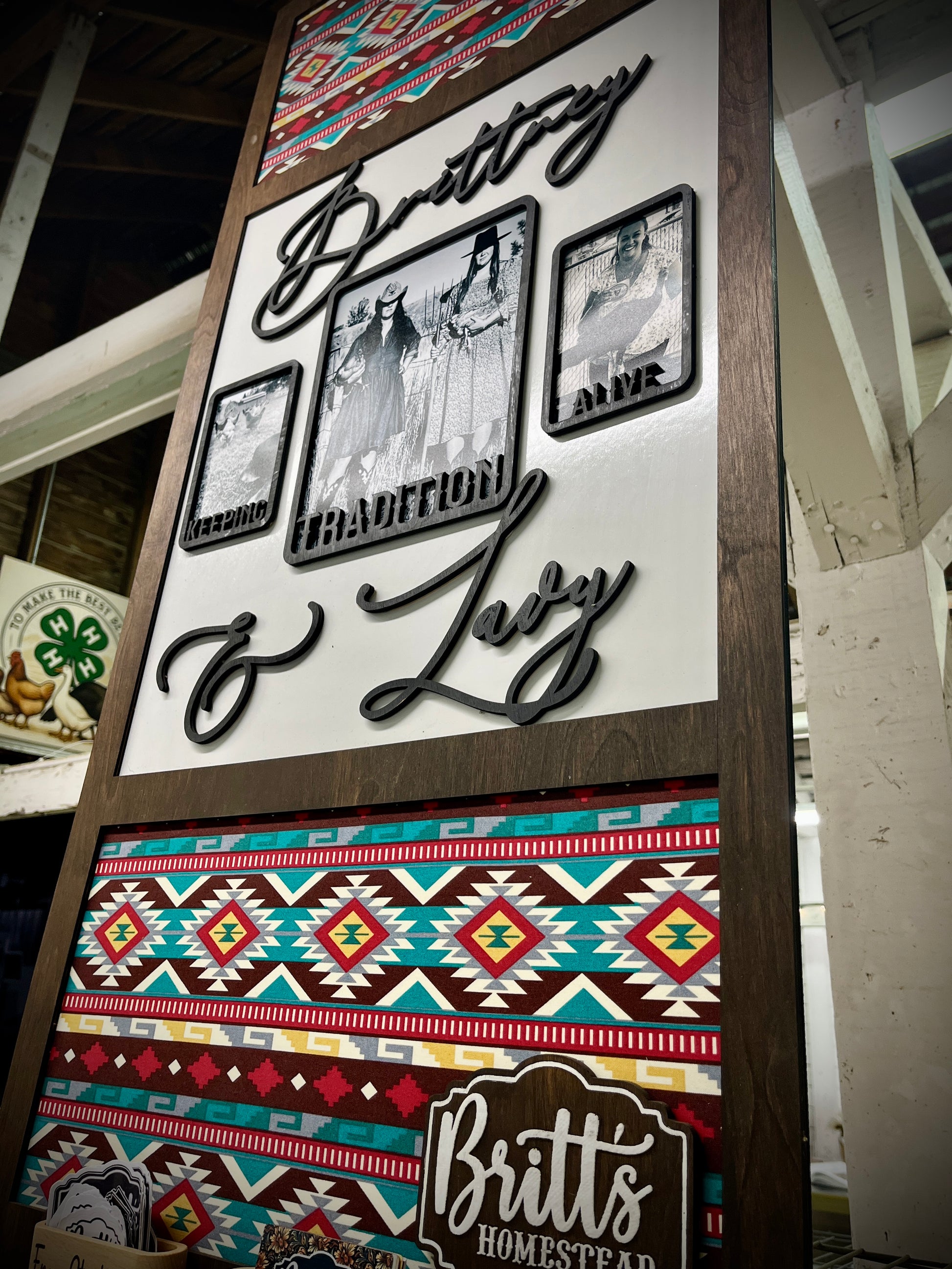 Framed Dual Layer Signs
