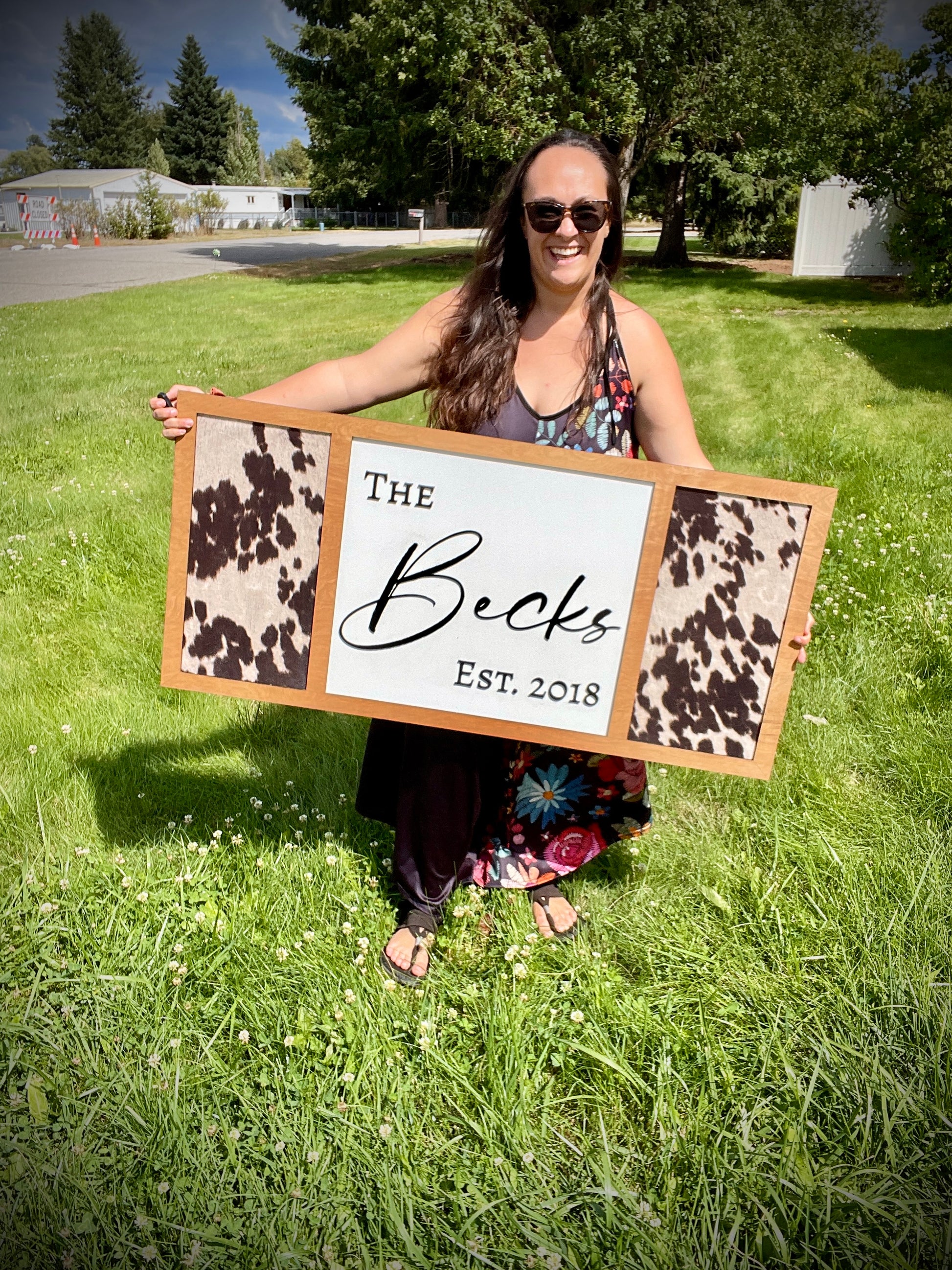 Framed Dual Layer Signs