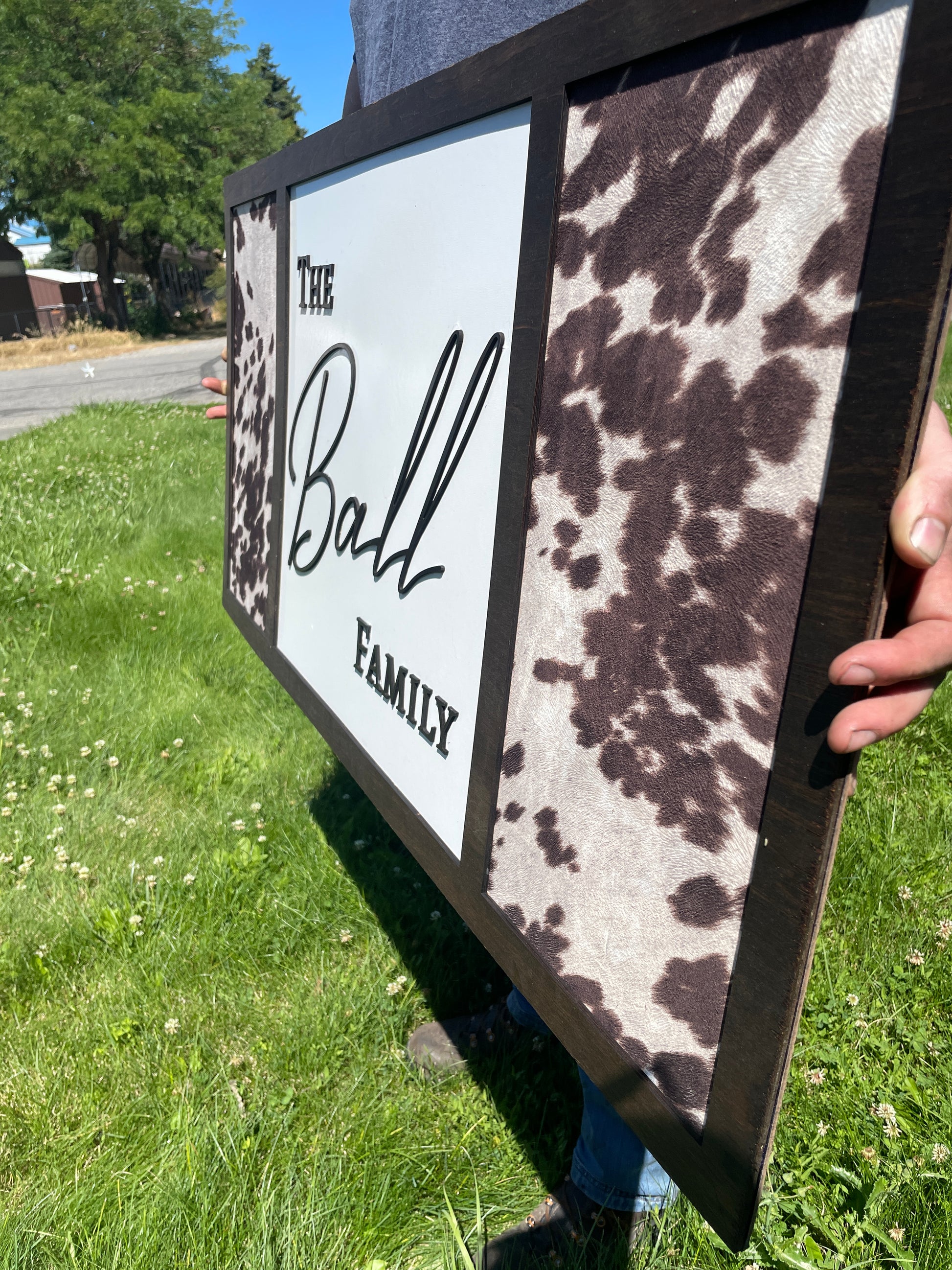 Framed Dual Layer Signs