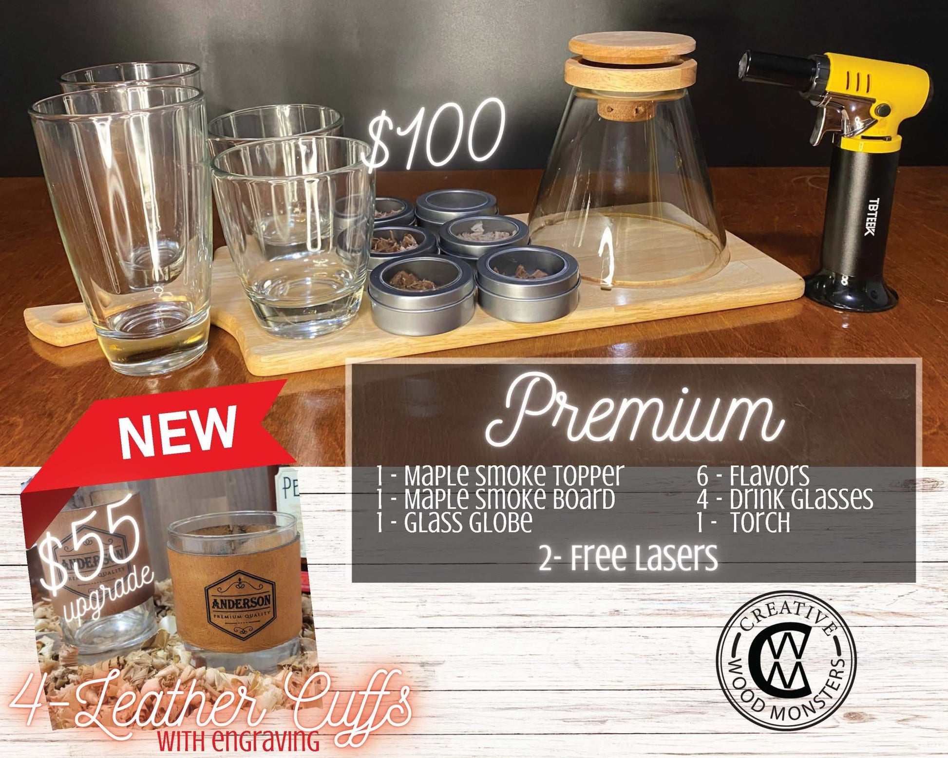 Drink & Food Smoke Toppers