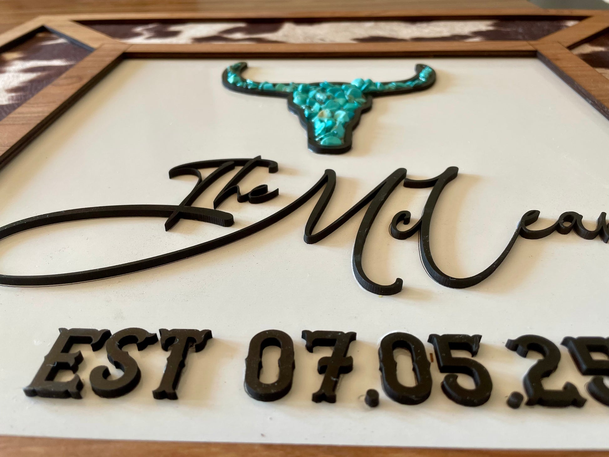 Framed Dual Layer Signs