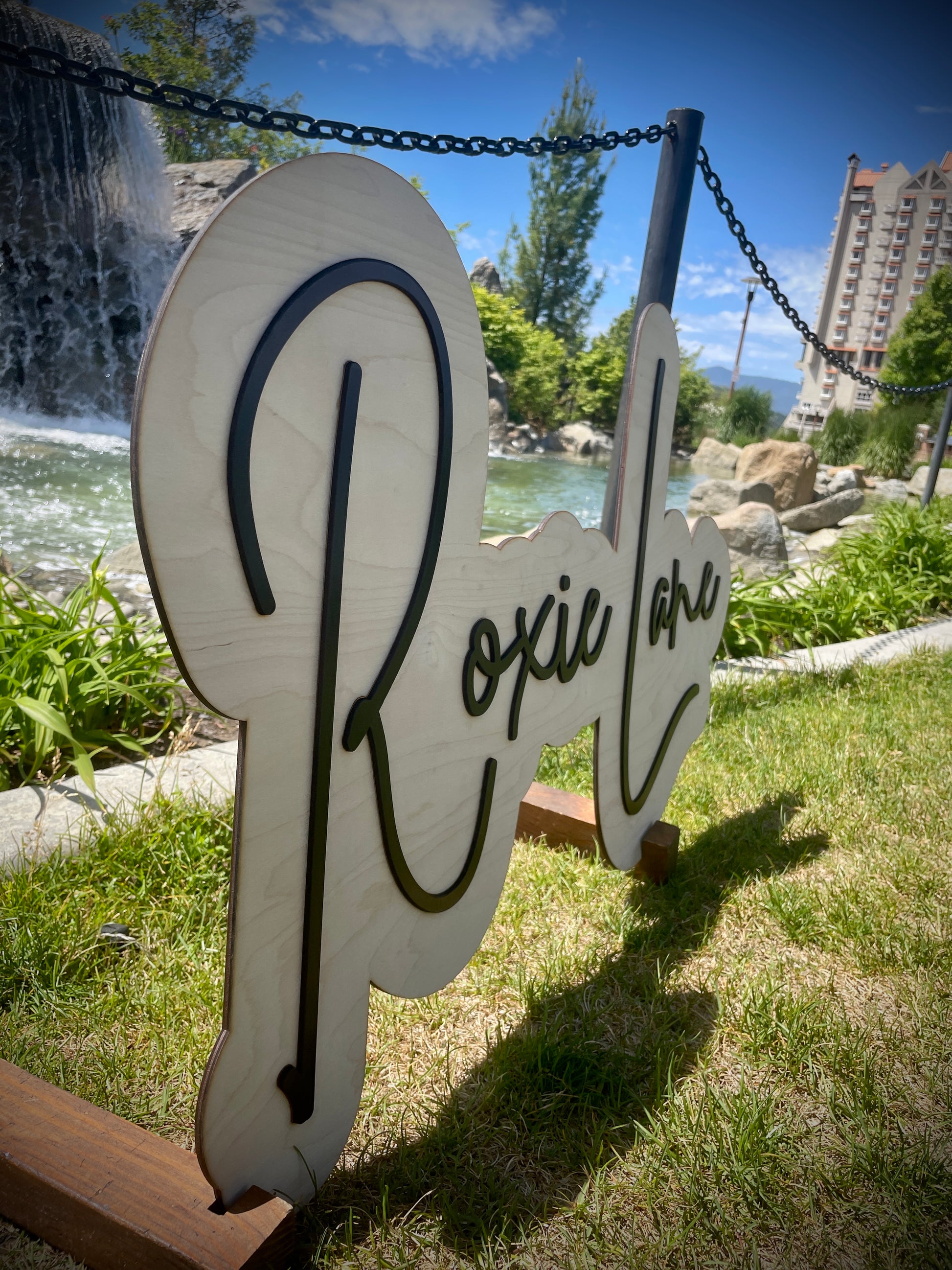 Dual Layer Wooden Laser Cut Signs
