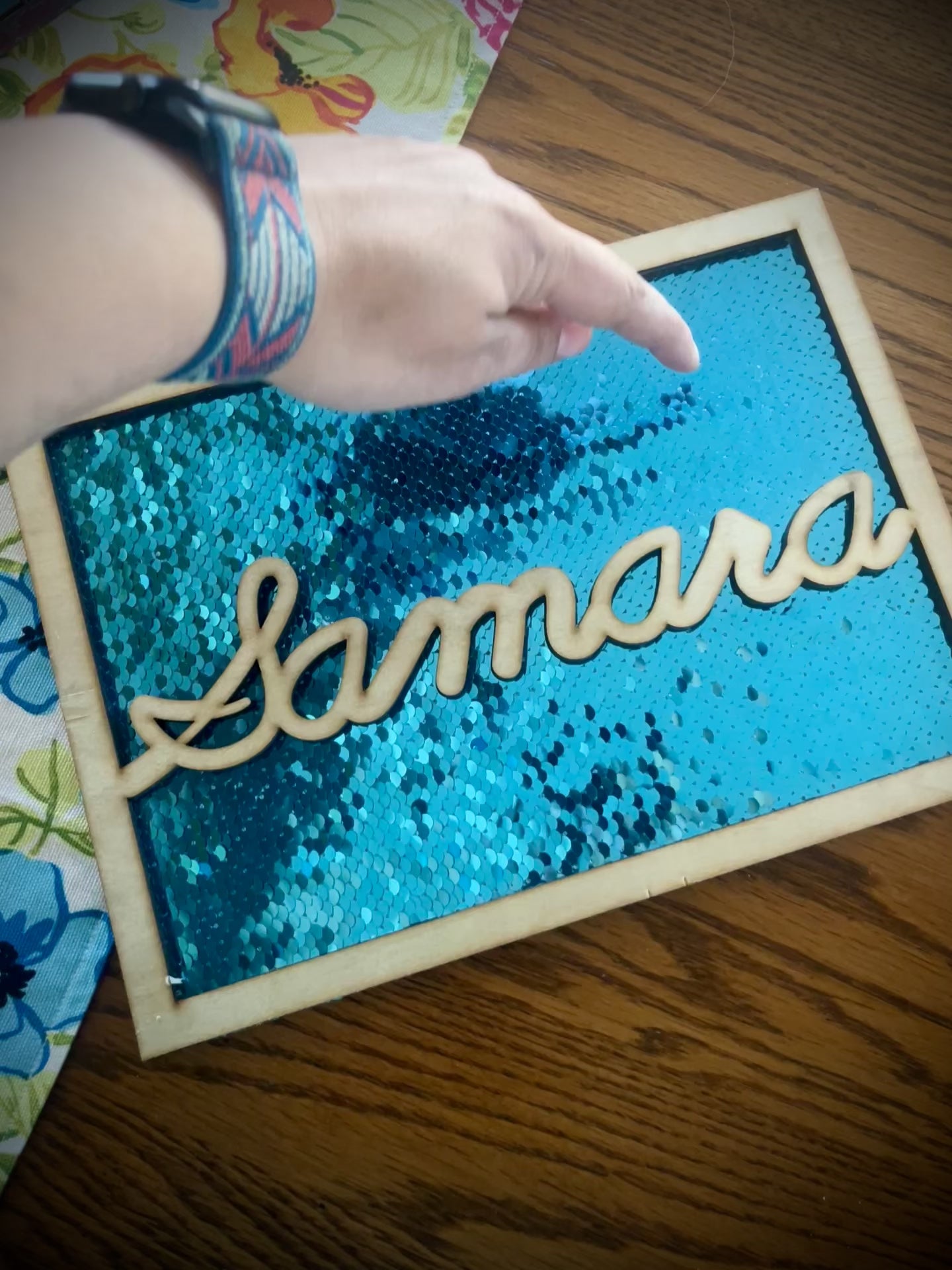 Fabric Dual Layer Laser Cut Signs