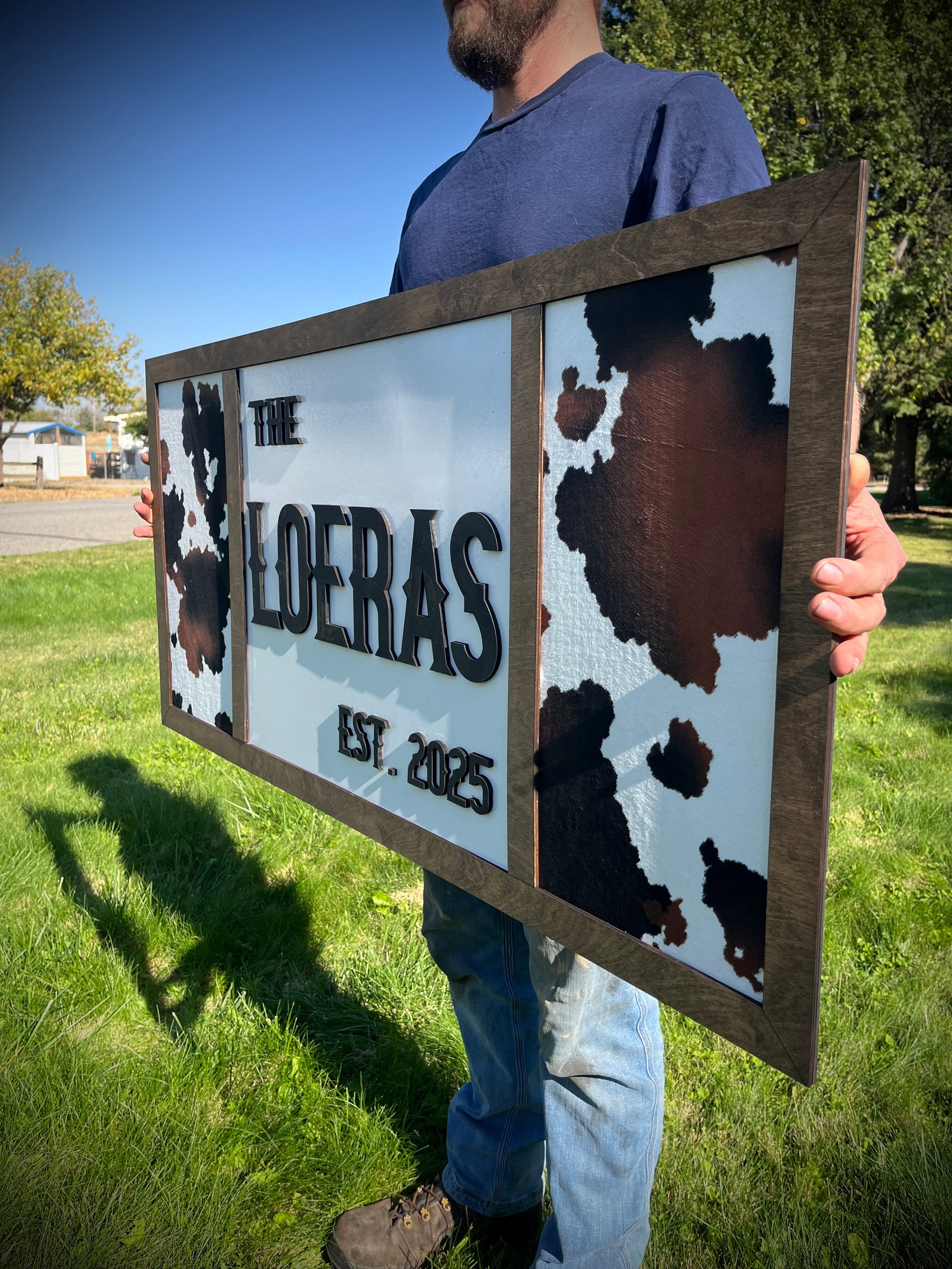 Framed Dual Layer Signs