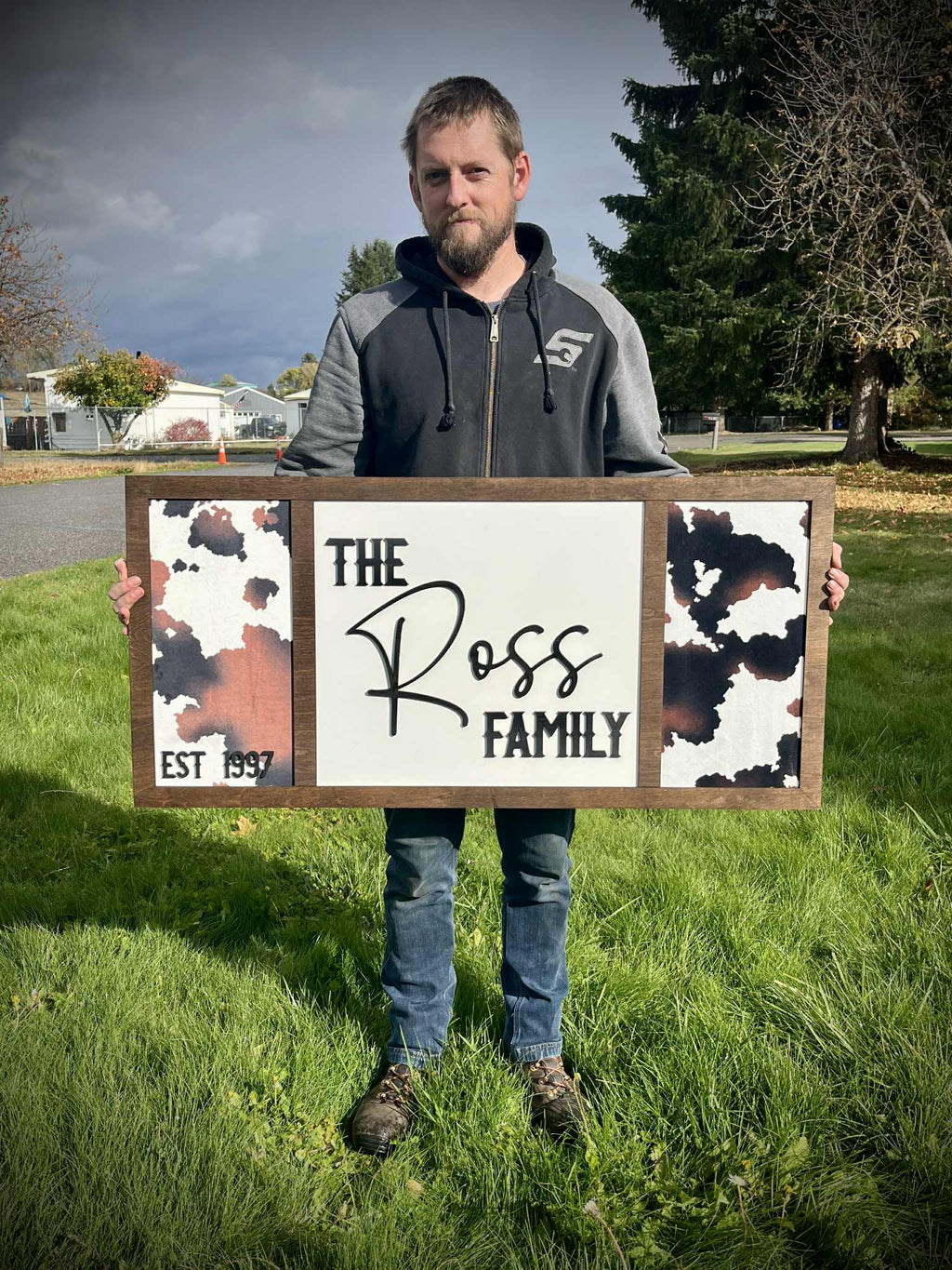 Framed Dual Layer Signs