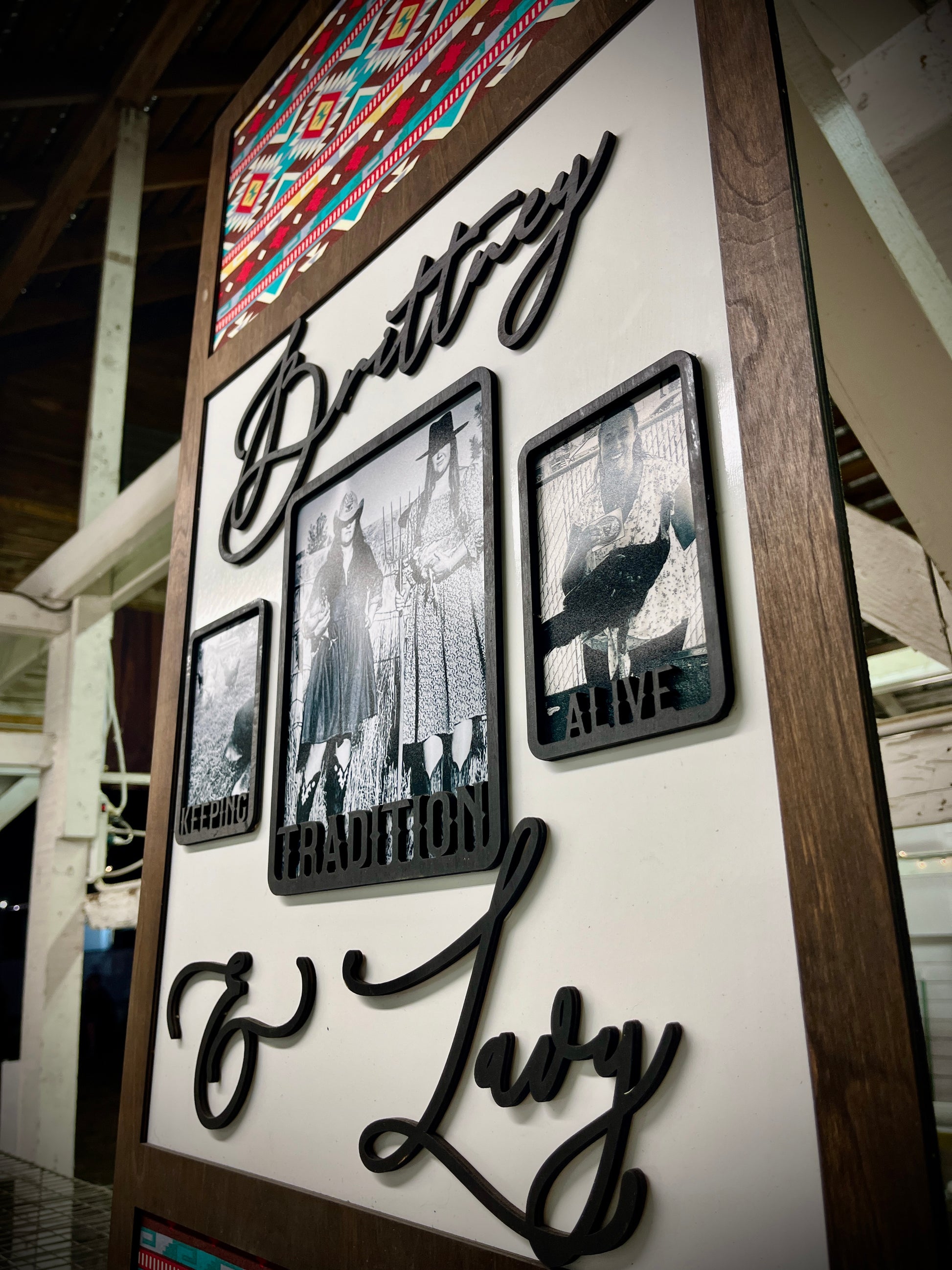 XL Framed Sign as Reusable Stall Signs