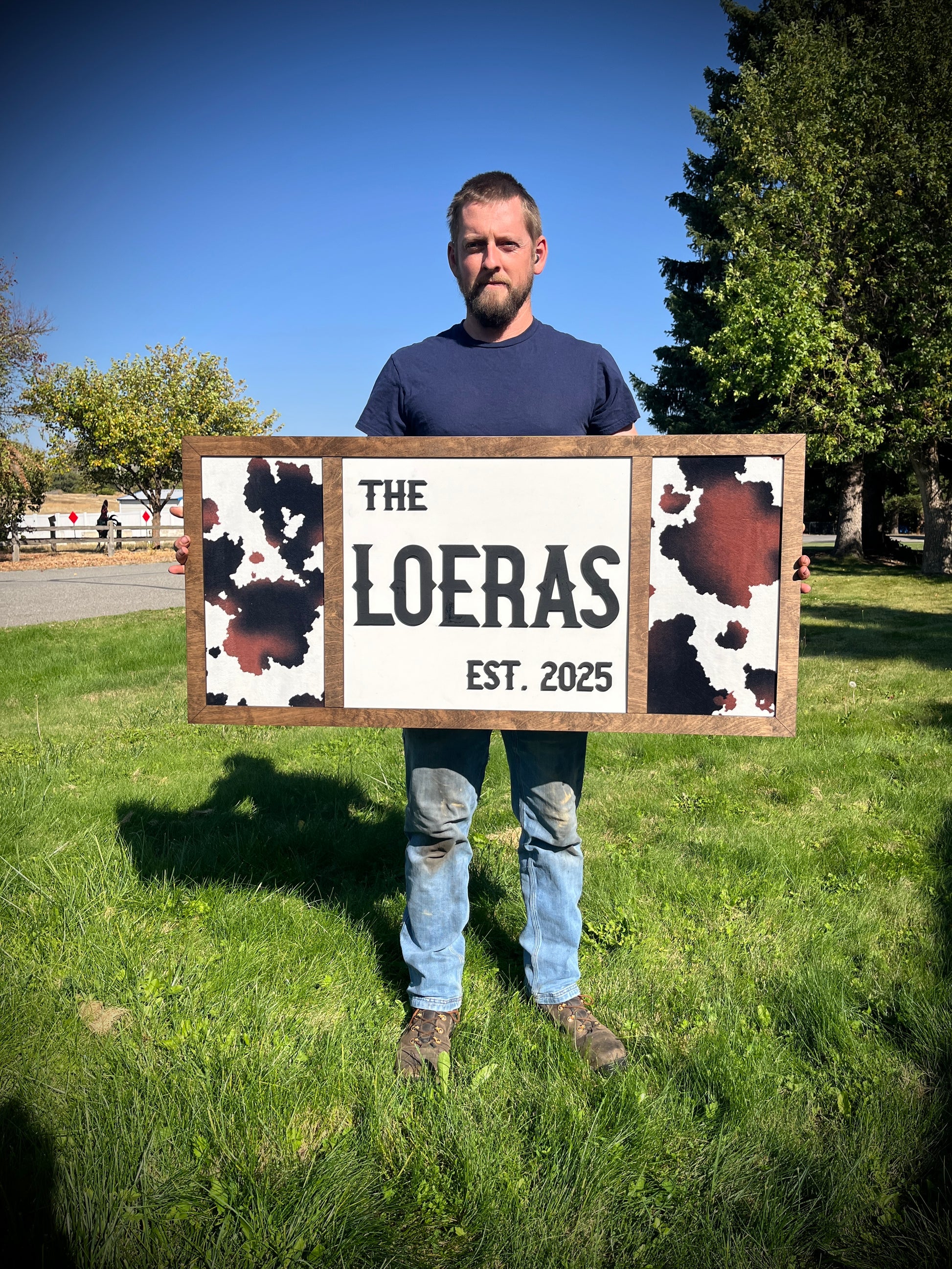 Framed Dual Layer Signs