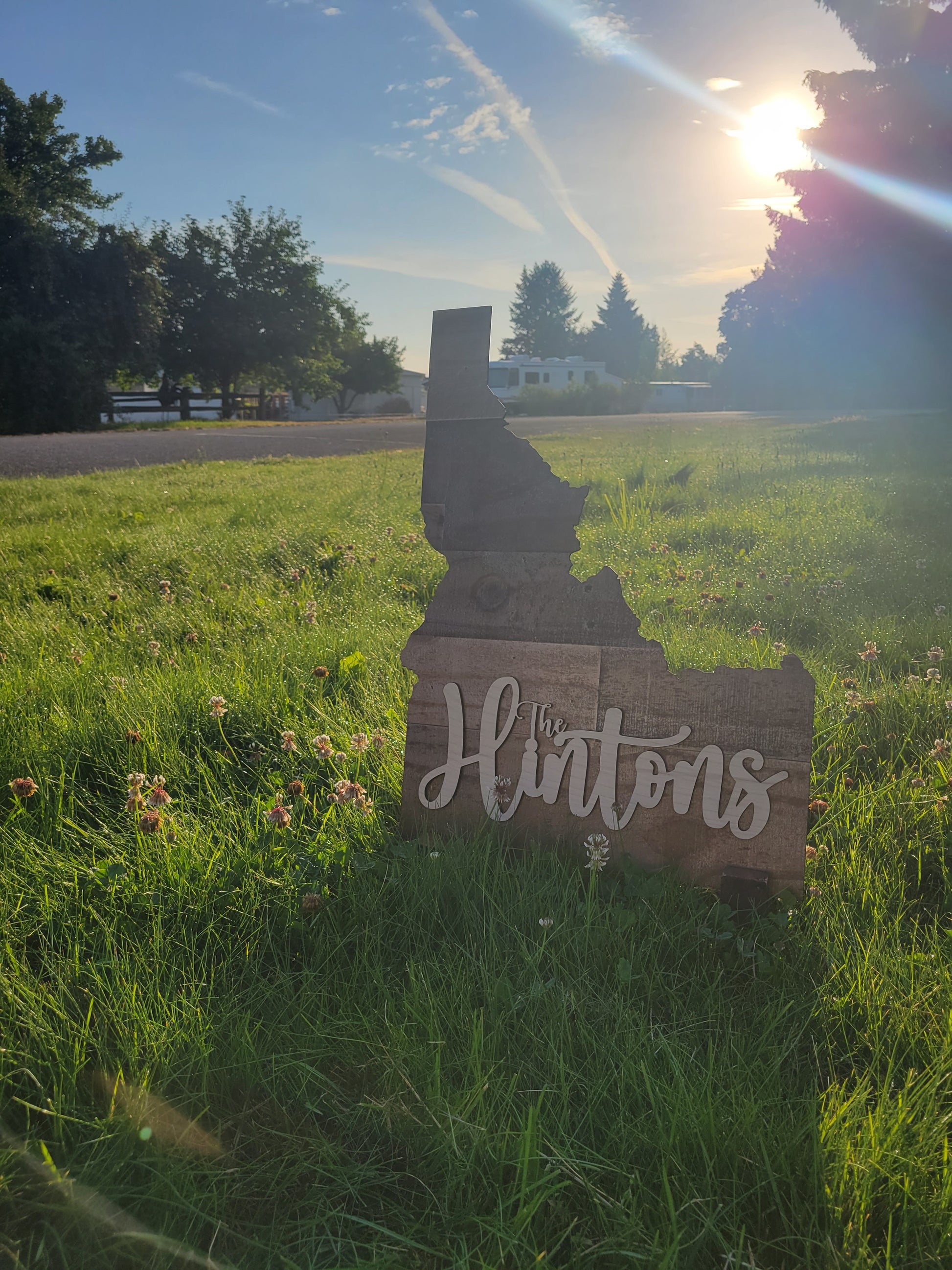 State Sign with Customized Name