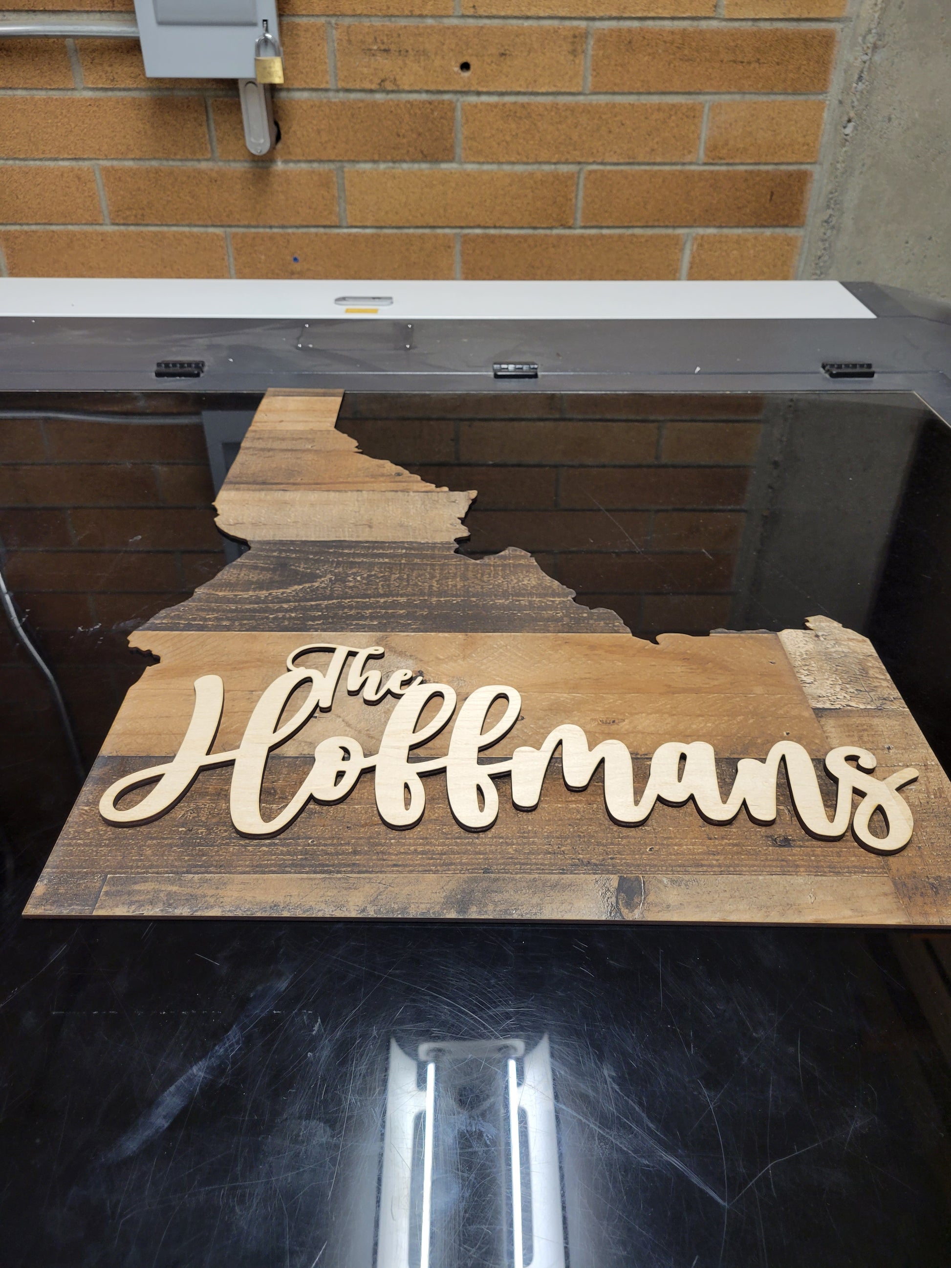 State Sign with Customized Name