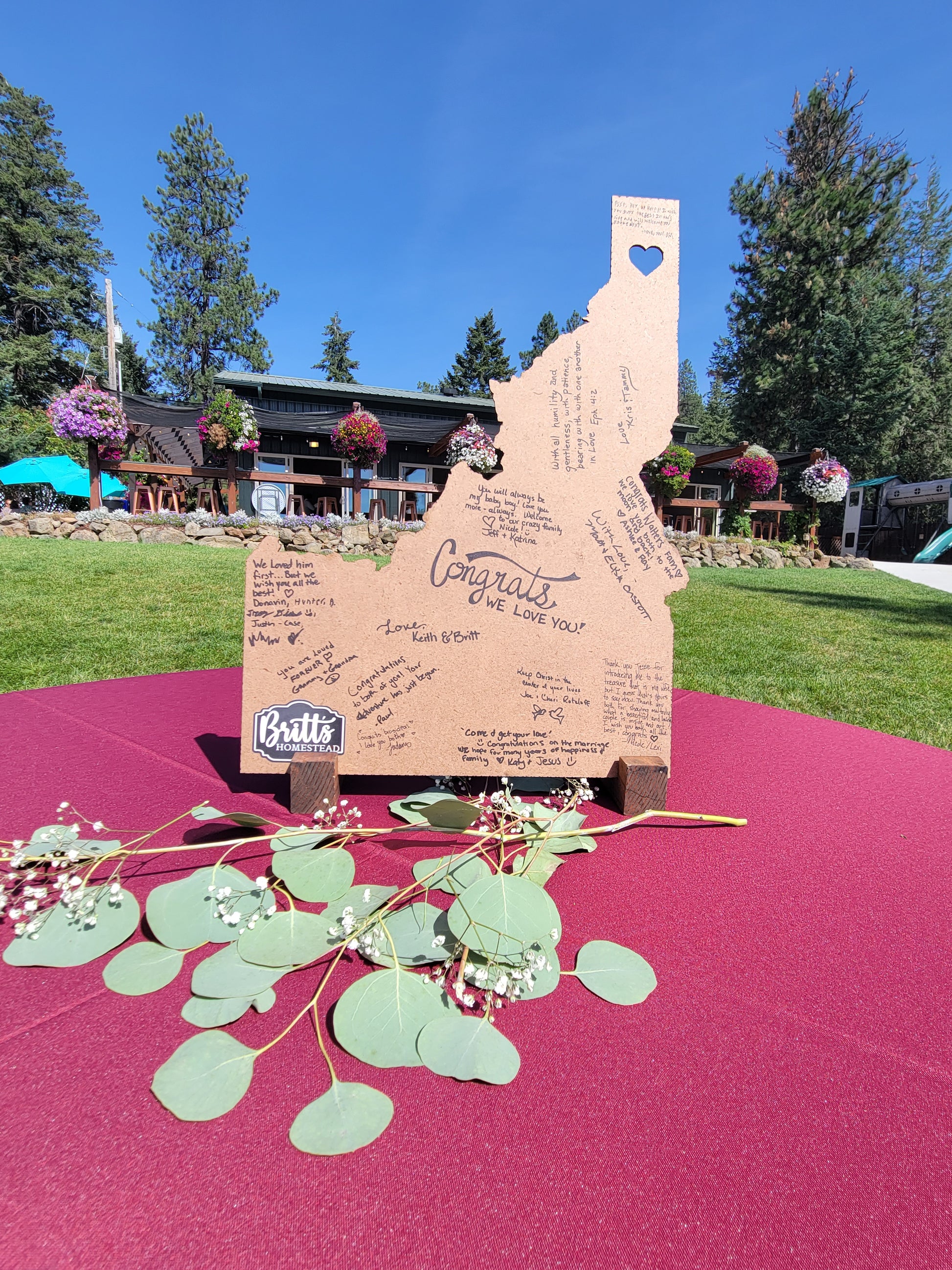 State Sign with Customized Name