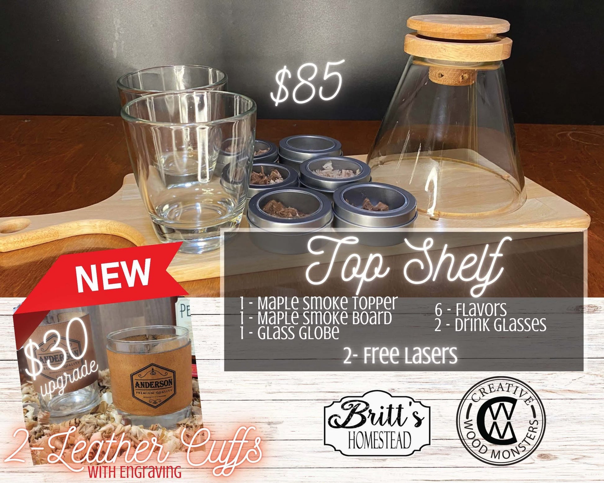 Drink & Food Smoke Toppers