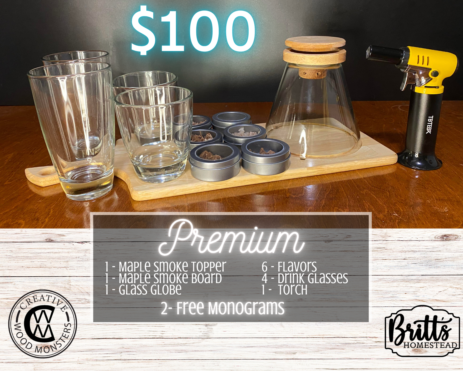 Drink & Food Smoke Toppers