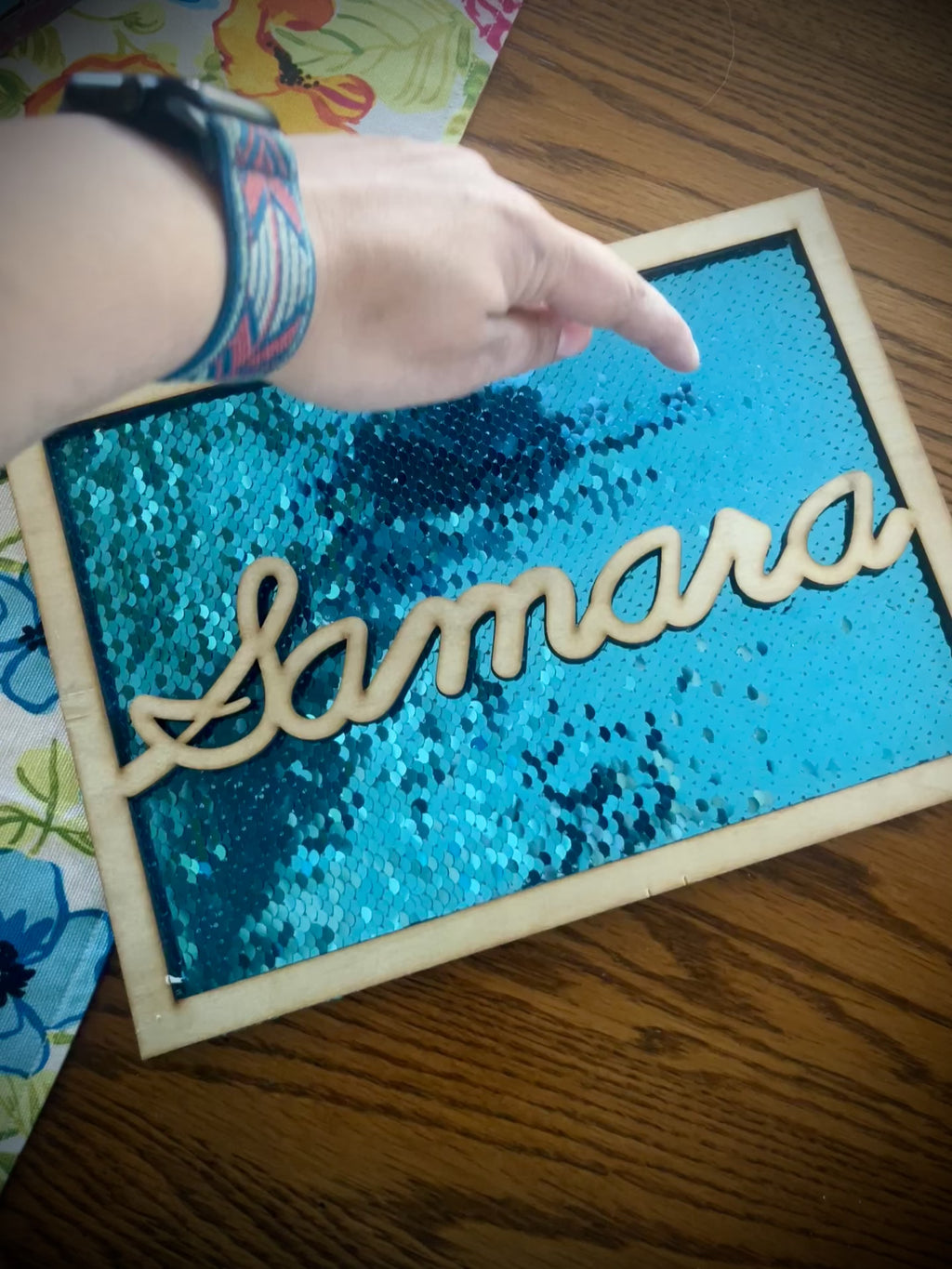 Fabric Dual Layer Laser Cut Signs